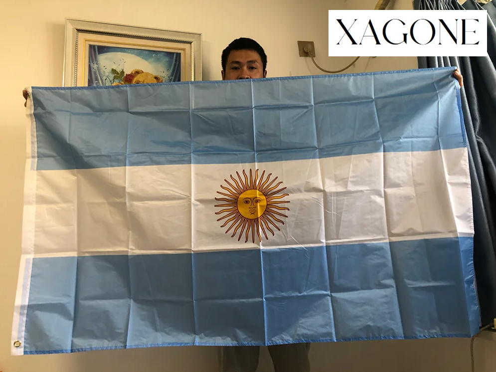 Bandera República Argentina / Argentine Republic Flag / JO PARIS 2024 / Tomorrowland Boom BE 2024