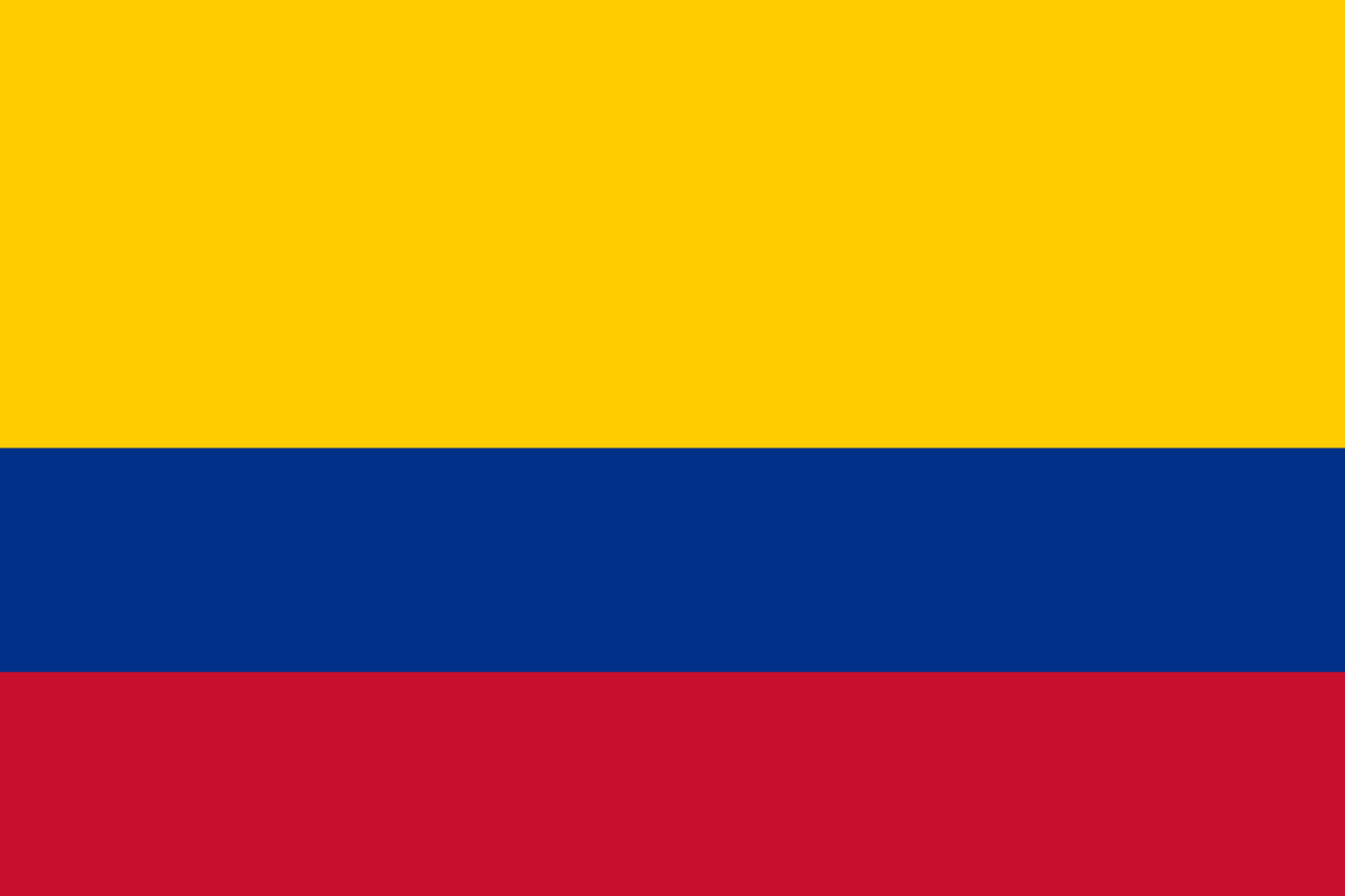 Drapeau république Colombien / Bandera de la república colombiana / JO PARIS 2024 / Tomorrowland Boom BE 2024